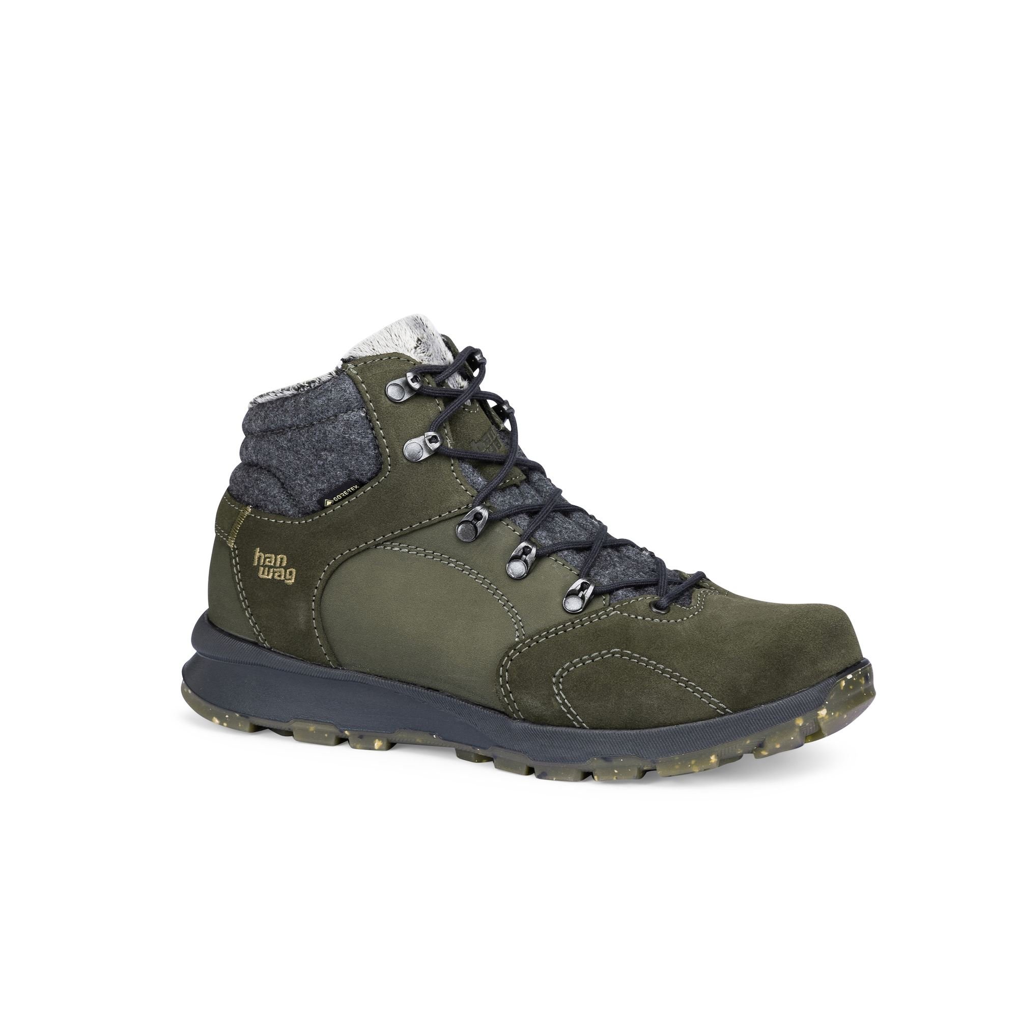 Hanwag Women's Tolva Mid GTX Winter Boots Green/Deep Grey TCJLG0641